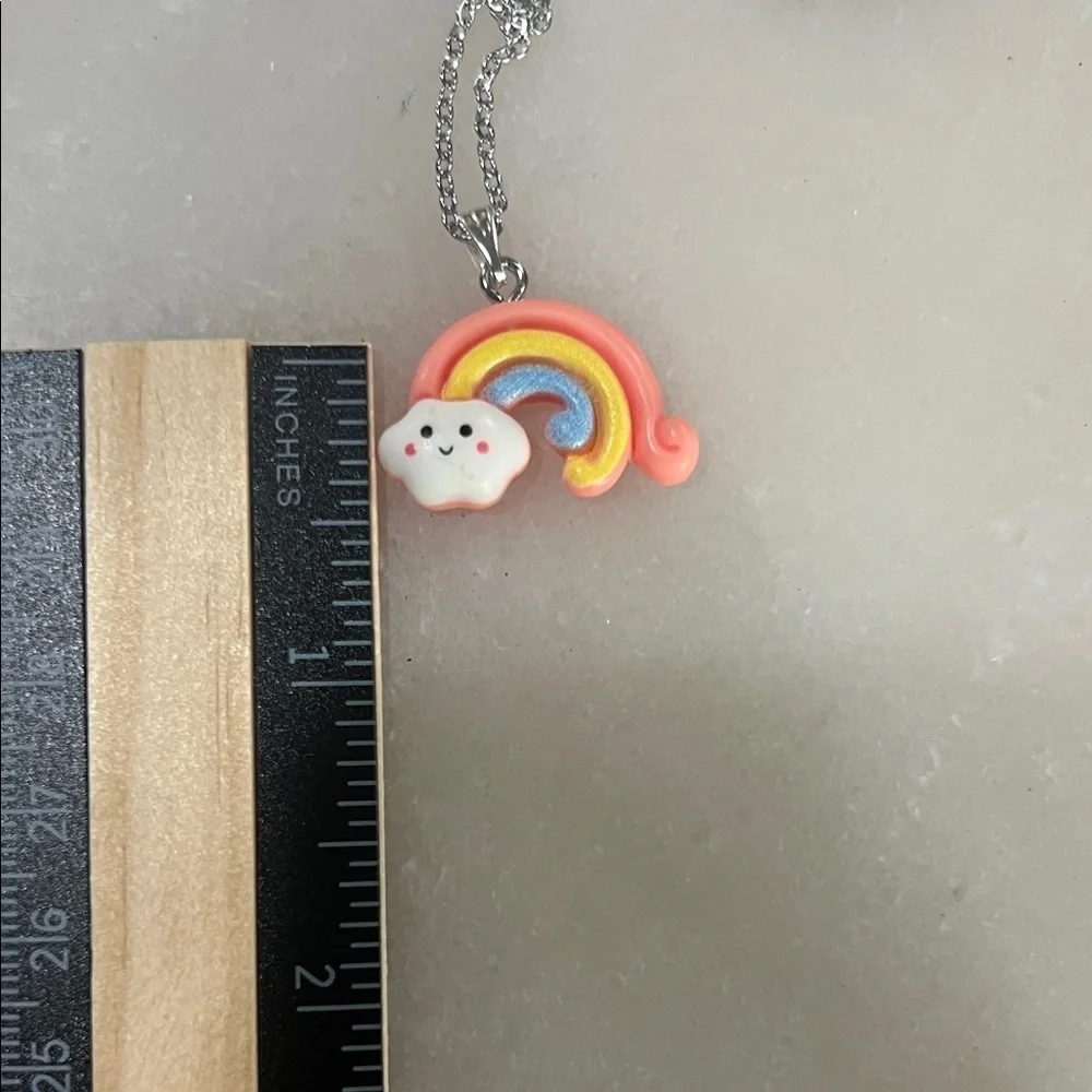 Rainbow Cloud Kids Necklace